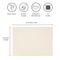 3 Sprouts - EVA Foam Mat - Cream - 171 cm x 123 cm x 1 cm / Baby and Children