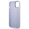 Guess Silicone Vintage Gold Logo Case for iPhone 14 / 15 Plus - Purple