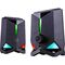PC SPEAKERS ROCKET 2.0 6W LED USB BLACK | Techbox