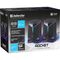 PC SPEAKERS ROCKET 2.0 6W LED USB BLACK | Techbox