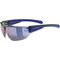 UVEX Equate cycling glasses, black/blue matt/mirror blue | Techbox