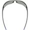 UVEX Equate cycling glasses, black/blue matt/mirror blue | Techbox