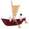 Moomin - Moominpappa's Sailing Boat (35503022) / Toys