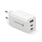 Charger GaN 1 x USB, 2 x USB-C Quick Charge 4+ 65W white | Techbox