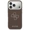 Etui Guess FW Resin Logo na iPhone 17 Pro - brązowe
