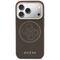 Etui Guess Perforated 4G MagSafe na iPhone 17 Pro - brązowe