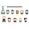 South Park 3D PVC Bag Clips Series 3 Display (24)