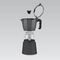 3 cup coffee machine MAESTRO MR-1666-3-BLACK Black