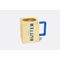 Doiy - Mug - Butter - Bright Yellow with a Blue Handle / Gadgets