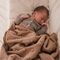 Ooh Noo - Popcorn Baby Blanket - Caramel - 75x95 cm / Baby and Children