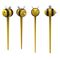 Winkee - Chopsticks - Bee Food Pick Set - Vibrant Yellow and Black - Approximately 3 inches / Gadgets