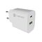 WALL CHARGER NATEC RIBERA 1X USB-A + 1X USB-C 20W WHITE