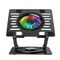Wozinsky WDCX-X16-AS CoolBase RGB 360° Cooling Stand for Laptop and Tablet - Black