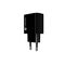 WALL CHARGER NATEC RIBERA 1X USB-A + 1X USB-C 20W BLACK