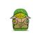 GROGU - Mini Backpack 'Shiny' - 23x 16,5x 9,5cm