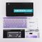 HERO84 HE White+Purple+Gradient+LIGHT JadeKing RGB AULA gasket keyboard