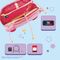 HORI - Plush Pouch for Nintendo Switch 2 (Kirby and Waddle Dee) - Pink / Nintendo Switch 2