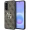 Etui Guess Leather 4G Metal Logo na Samsung Galaxy A37 5G - brązowe