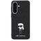Etui Karl Lagerfeld Fixed Glitter Ikonik Logo Metal Pin na Samsung Galaxy A37 5G - czarne