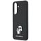 Etui Karl Lagerfeld Saffiano w/ K&C Metal Logo na Samsung Galaxy A57 5G - czarne