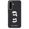 Etui Karl Lagerfeld w/ Karl&Choupette Heads Pins&Logo na Samsung Galaxy A57 5G - czarne