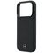 Etui Mercedes Leather Mesh with Bow Line MagSafe na iPhone 17 Pro - czarne