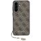Etui Guess 4G Charm na Samsung Galaxy A57 5G - brązowe