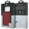 Etui Mercedes Leather Mesh with Bow Line MagSafe na iPhone 17 Pro - czerwone