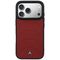 Etui Mercedes Leather Mesh with Bow Line MagSafe na iPhone 17 Pro Max - czerwone