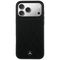 Etui Mercedes Leather with Crossed Lines MagSafe na iPhone 17 Pro - czarne