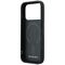 Etui Mercedes Leather with Crossed Lines MagSafe na iPhone 17 Pro Max - czerwone