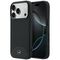 Etui Mercedes Leather Wood Effect and Curve MagSafe na iPhone 17 Pro - czarne