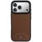 Etui Mercedes Leather Wood Effect and Curve MagSafe na iPhone 17 Pro Max - brązowe