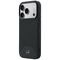 Etui Mercedes Leather Wood Effect and Curve MagSafe na iPhone 17 Pro Max - czarne