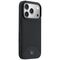 Etui Mercedes Leather Wood Effect and Curve MagSafe na iPhone 17 Pro Max - czarne