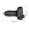 Ładowarka samochodowa Tech-Protect CC07 3-Porty PD 54W + transmiter FM Bluetooth - czarna