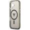 Etui Guess IML Gradient Triangle Logo MagSafe na iPhone 17 - czarne