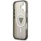 Etui Guess IML Gradient Triangle Logo MagSafe na iPhone 17 - czarne