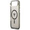 Etui Guess IML Gradient Triangle Logo MagSafe na iPhone Air - czarne