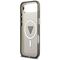 Etui Guess IML Gradient Triangle Logo MagSafe na iPhone Air - czarne