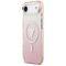 Etui Guess IML Gradient Triangle Logo MagSafe na iPhone Air - różowe