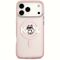 Etui Karl Lagerfeld IML Choupette Sketch Logo MagSafe na iPhone 17 Pro Max - różowe