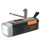 Adler AD 1920 Emergency radio Solar panel / Crank / Powerbank 4500 mAh Black