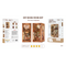 BOOK NOOK KIT - DIY - The Secret Rhythm - 355pc + LED Light