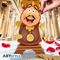 BEAUTY AND THE BEAST - Cogsworth - Money Bank 25cm