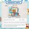 MINIATURE HOUSE - DIY- Bella's Ice Cream - 225pc + LED Light