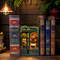 BOOK NOOK KIT - DIY - Owl Bookstore - 139pc + LED Light