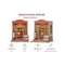 MINIATURE HOUSE - DIY - Drama Bookshop - 253pc + LED Light