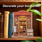 MINIATURE HOUSE - DIY - Drama Bookshop - 253pc + LED Light