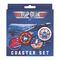 TOP GUN - 4 Embossed Metal Coasters